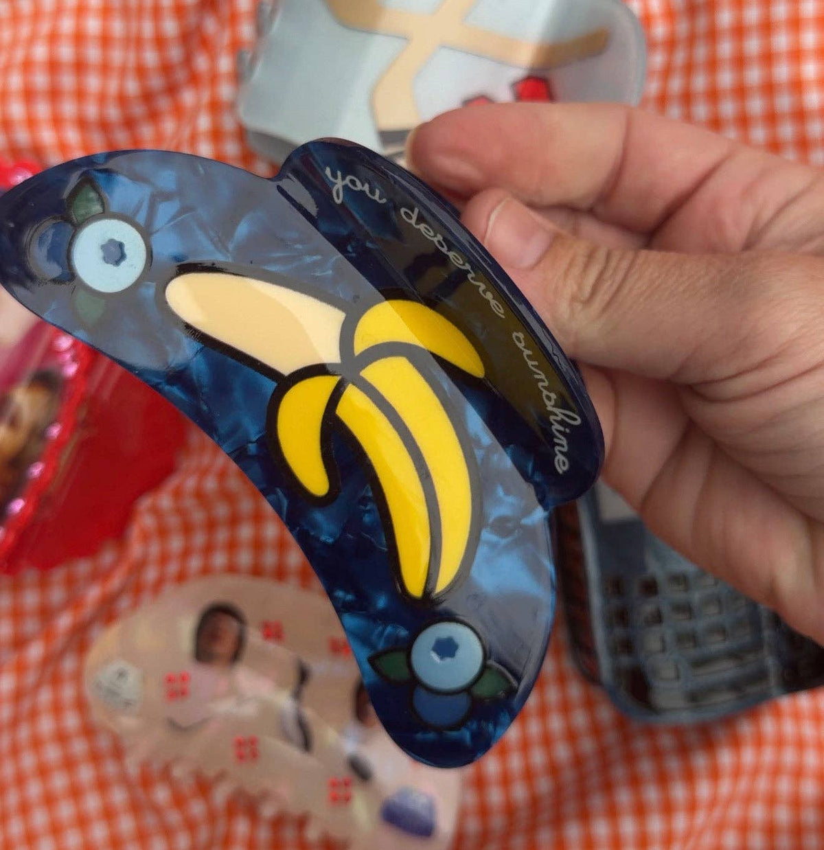 Hockey Sunshine Hair Clip