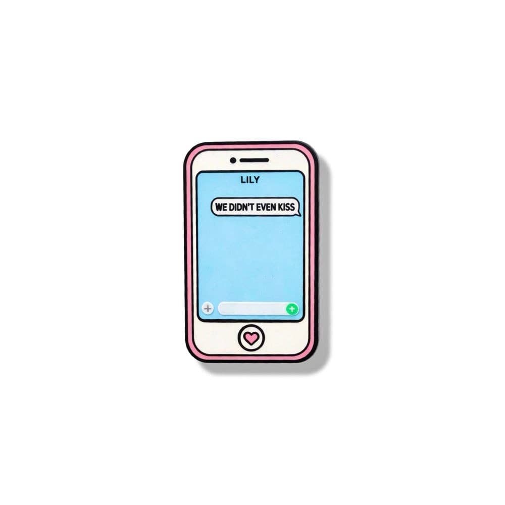 Heated Rivalry “We Didn’t Even Kiss” Enamel Pin