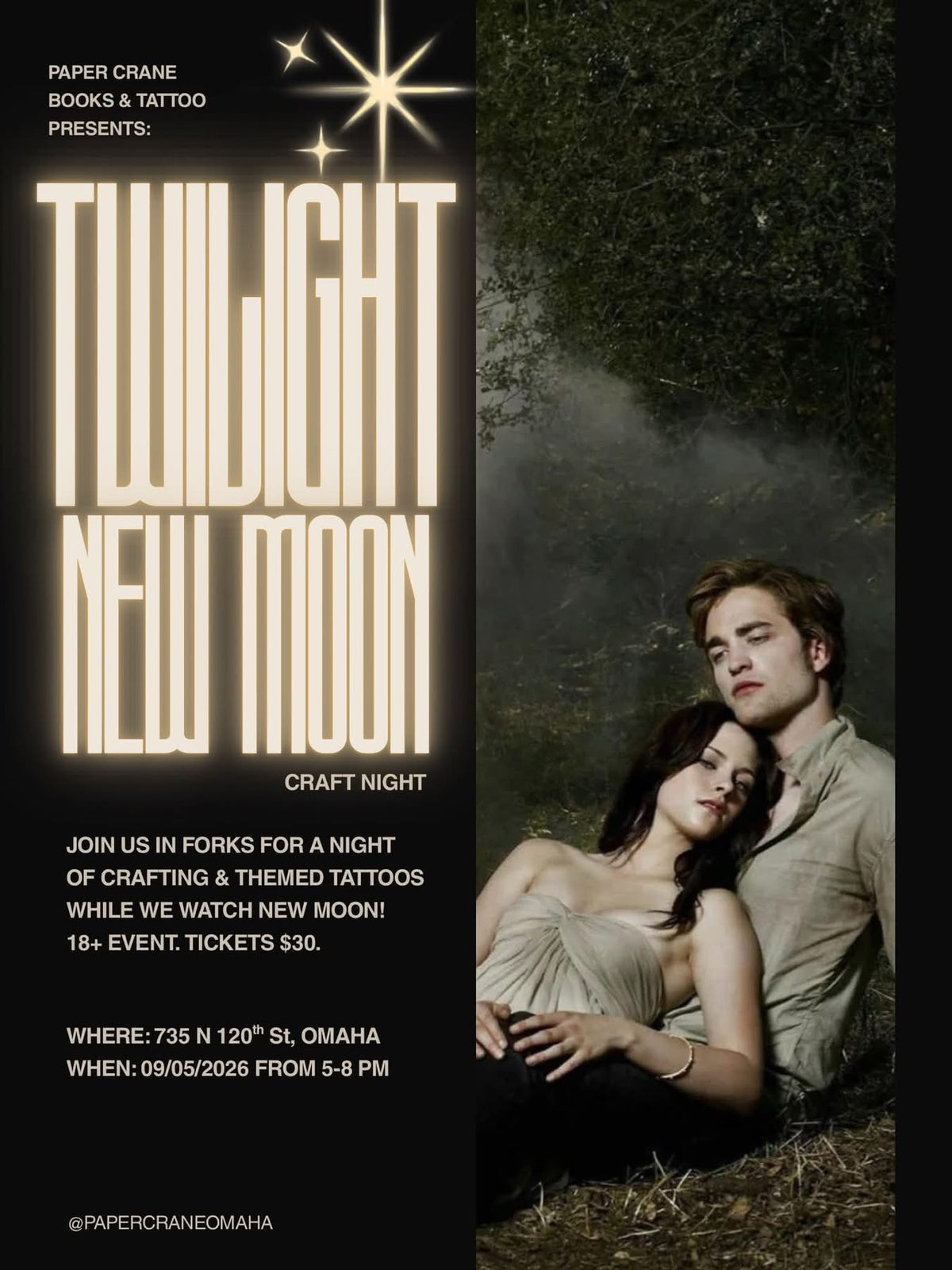 Twilight (New Moon) craft night