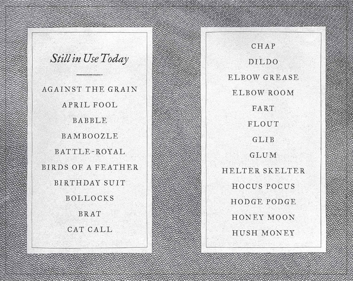 A Pocket Dictionary of the Vulgar Tongue