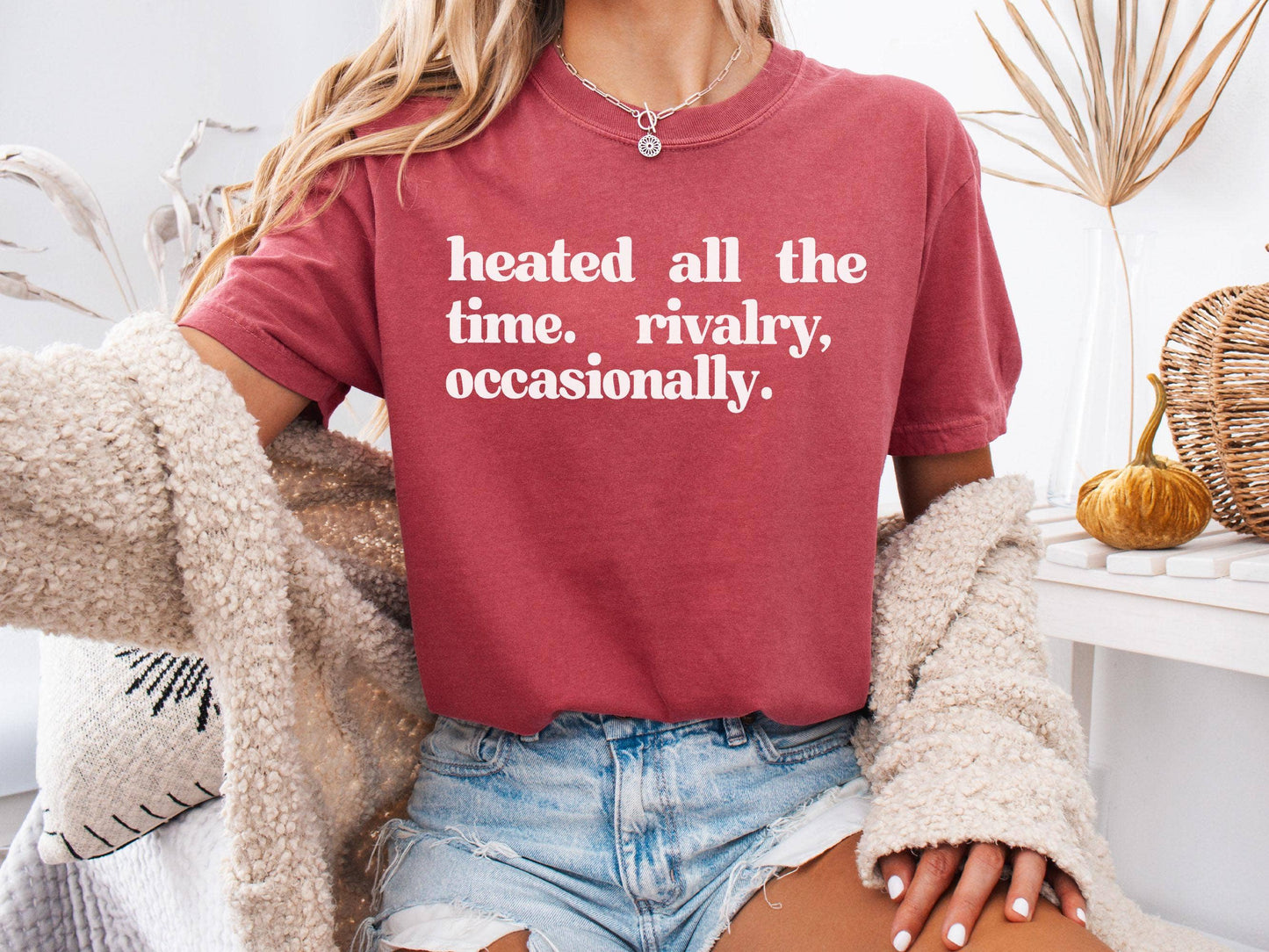 Heated Rivalry Comfort Colors Tee: T-shirt / Pepper (Comfort Colors) / 2XL