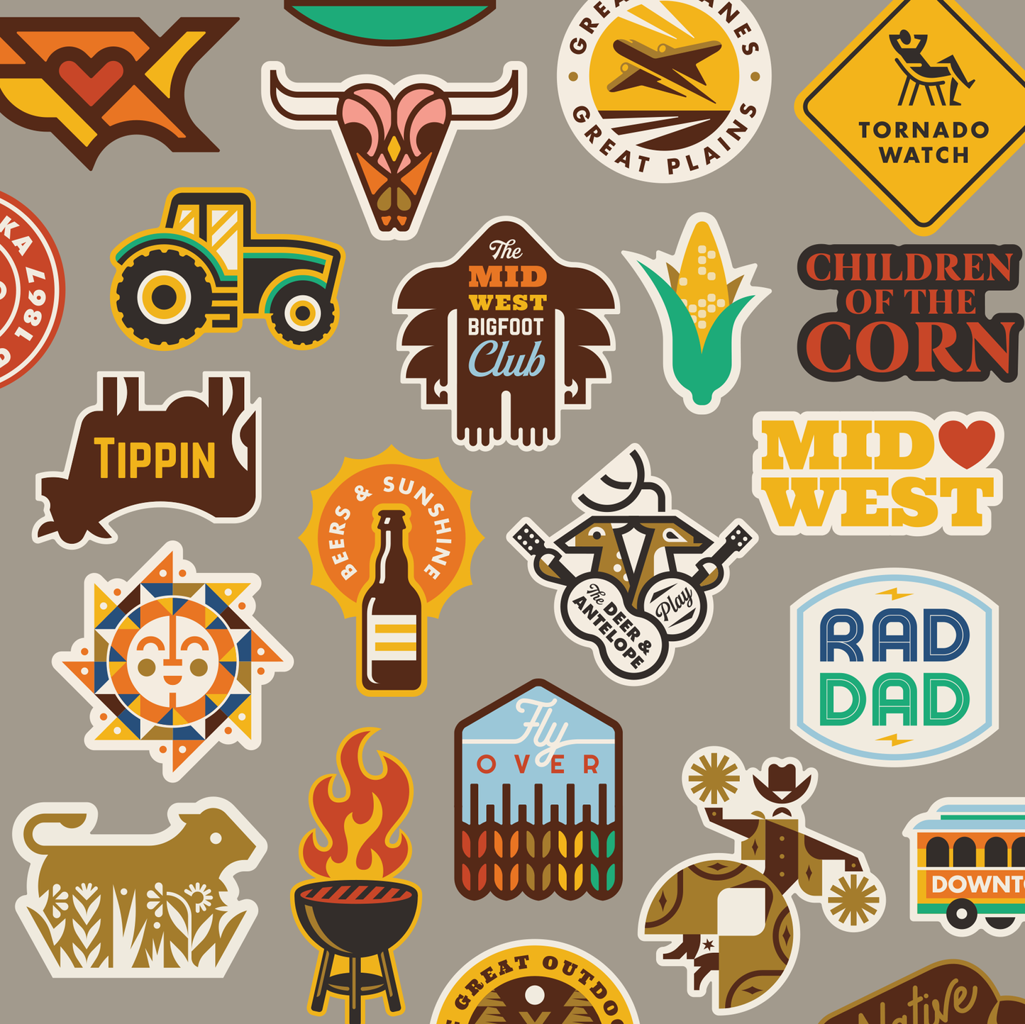 Fly Over Sticker
