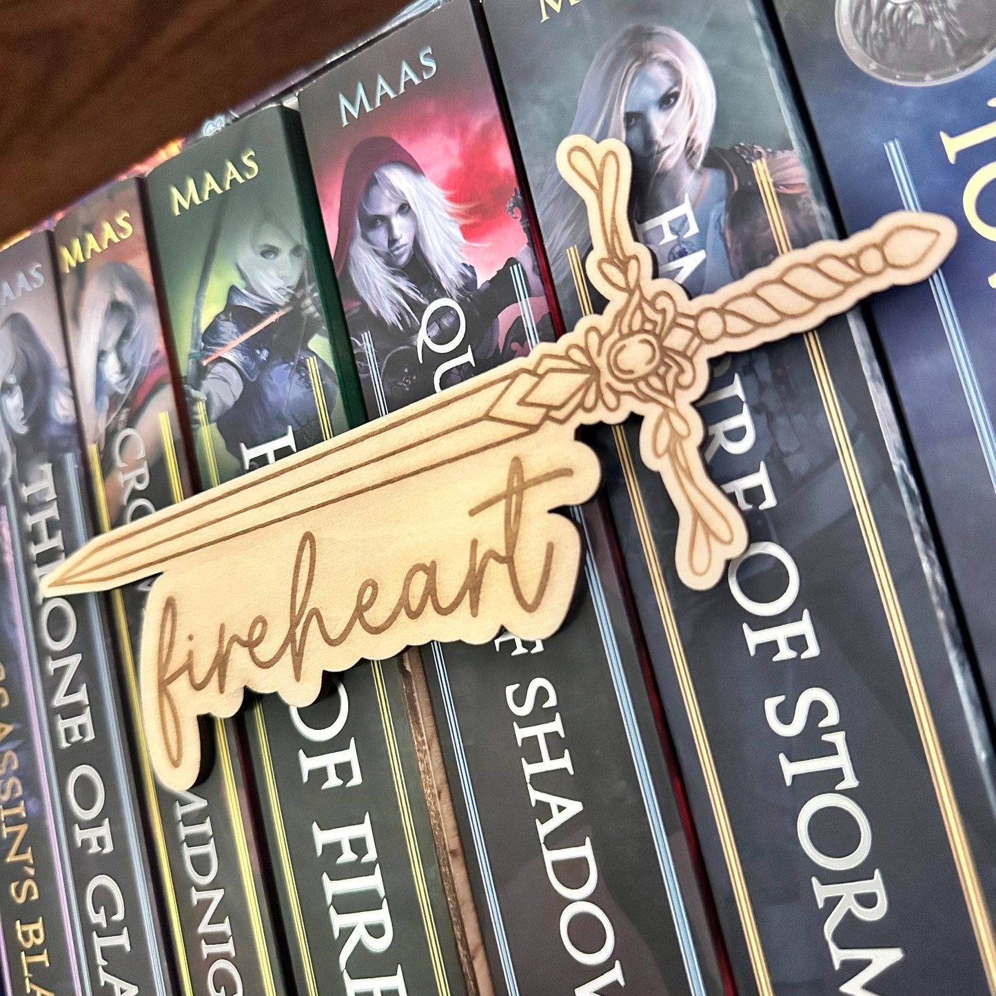 Fireheart Book Charm