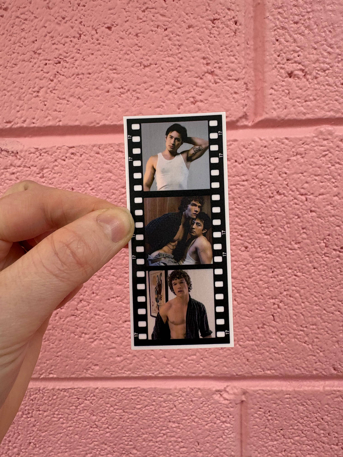 Heated Rivalry Hockey Boyfriends Film Strip Sticker