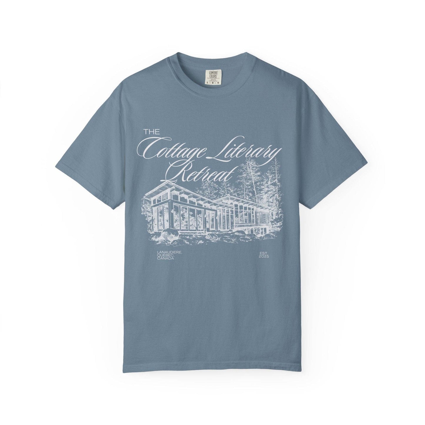 Heated Rivalry The Cottage Literary Retreat Tee: Black / XL