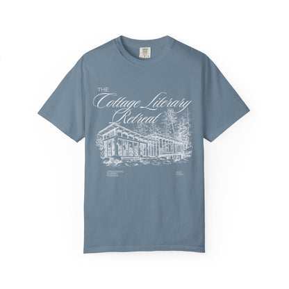 Heated Rivalry The Cottage Literary Retreat Tee: Black / XL