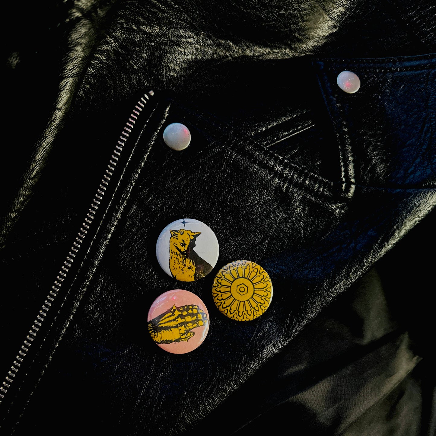 1.25” Pin Button Set | Medieval Knight Mythology Animals