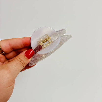 Acrylic Claw Clip, Sun Or Moon: Moon