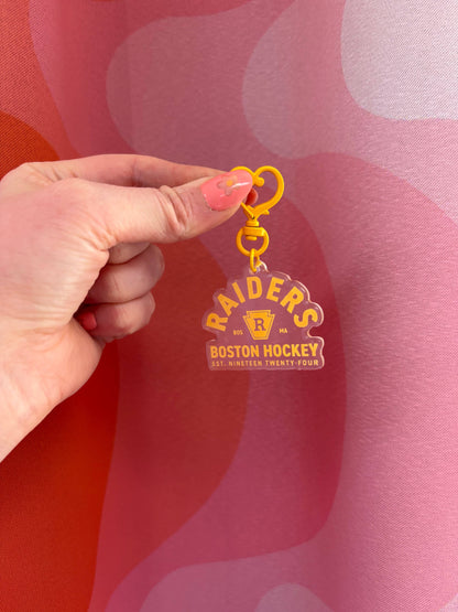 Boston Raiders Heard Rivalry Bag Charm