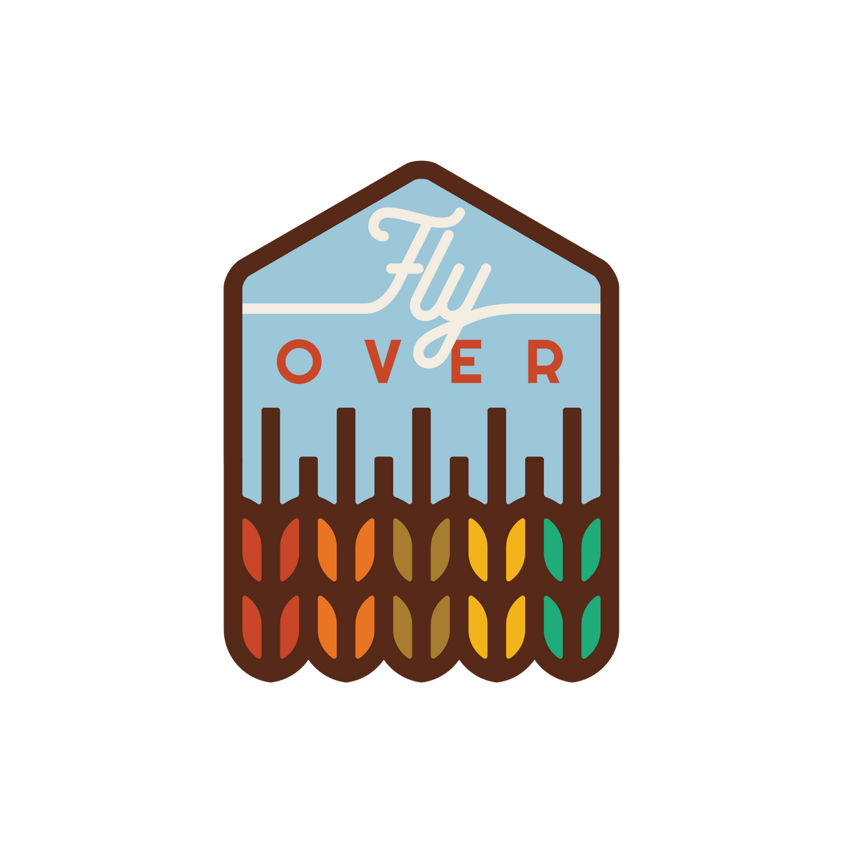 Fly Over Sticker