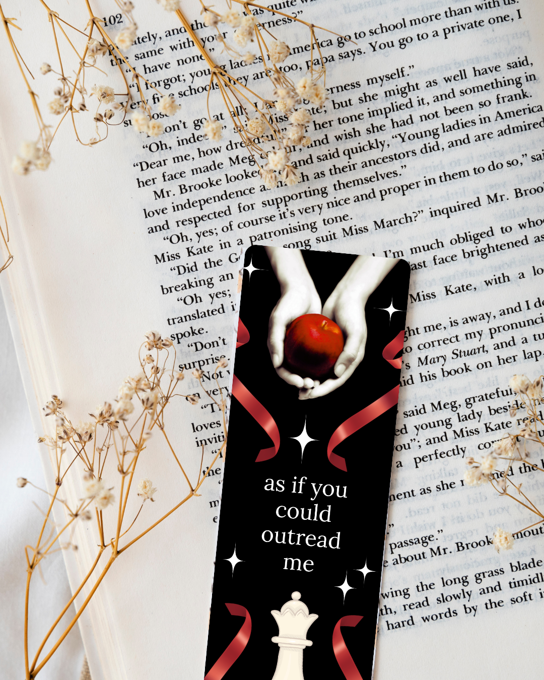 As If You Could Outread Me Bookmark
