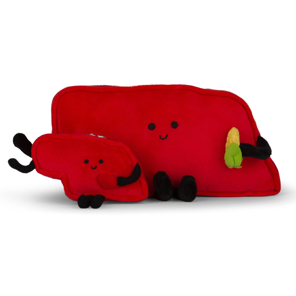 Nebraska State Stuffed States Plush - Midwest Gift Mini Corn