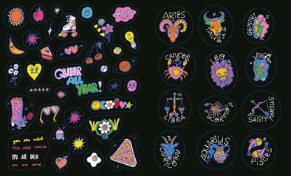 The Big Book of Queer Stickers : Includes 1,000+ Stickers!: Trade Paperback