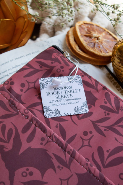 Book / Tablet Sleeve | Rust Dragons