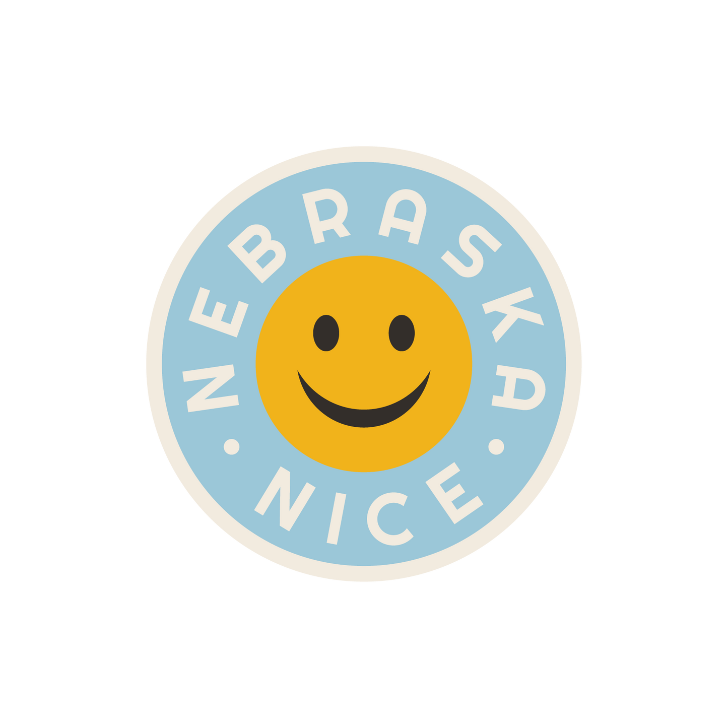 Nebraska Nice Sticker