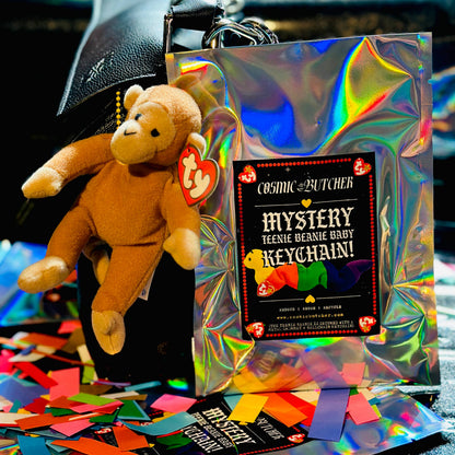 Teenie Beanie Baby Plush Keychain | 90's Nostalgia Blind Bag