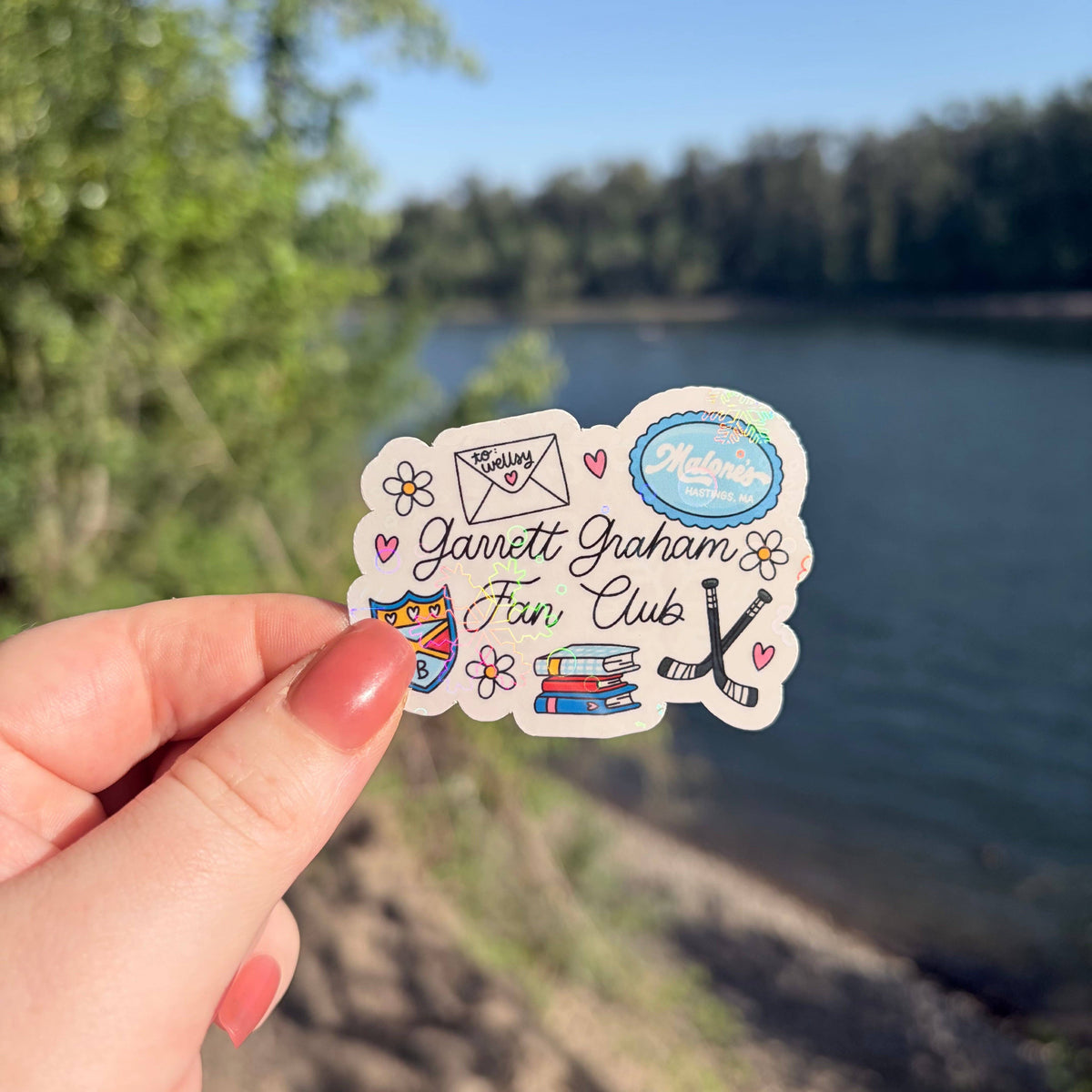 Off Campus Garrett Graham Fan Club Inspired Sticker