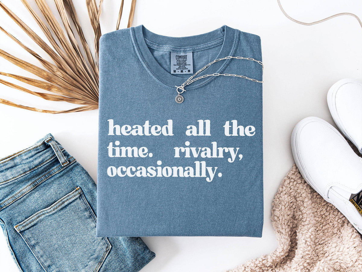 Heated Rivalry Comfort Colors Tee: T-shirt / Pepper (Comfort Colors) / XL