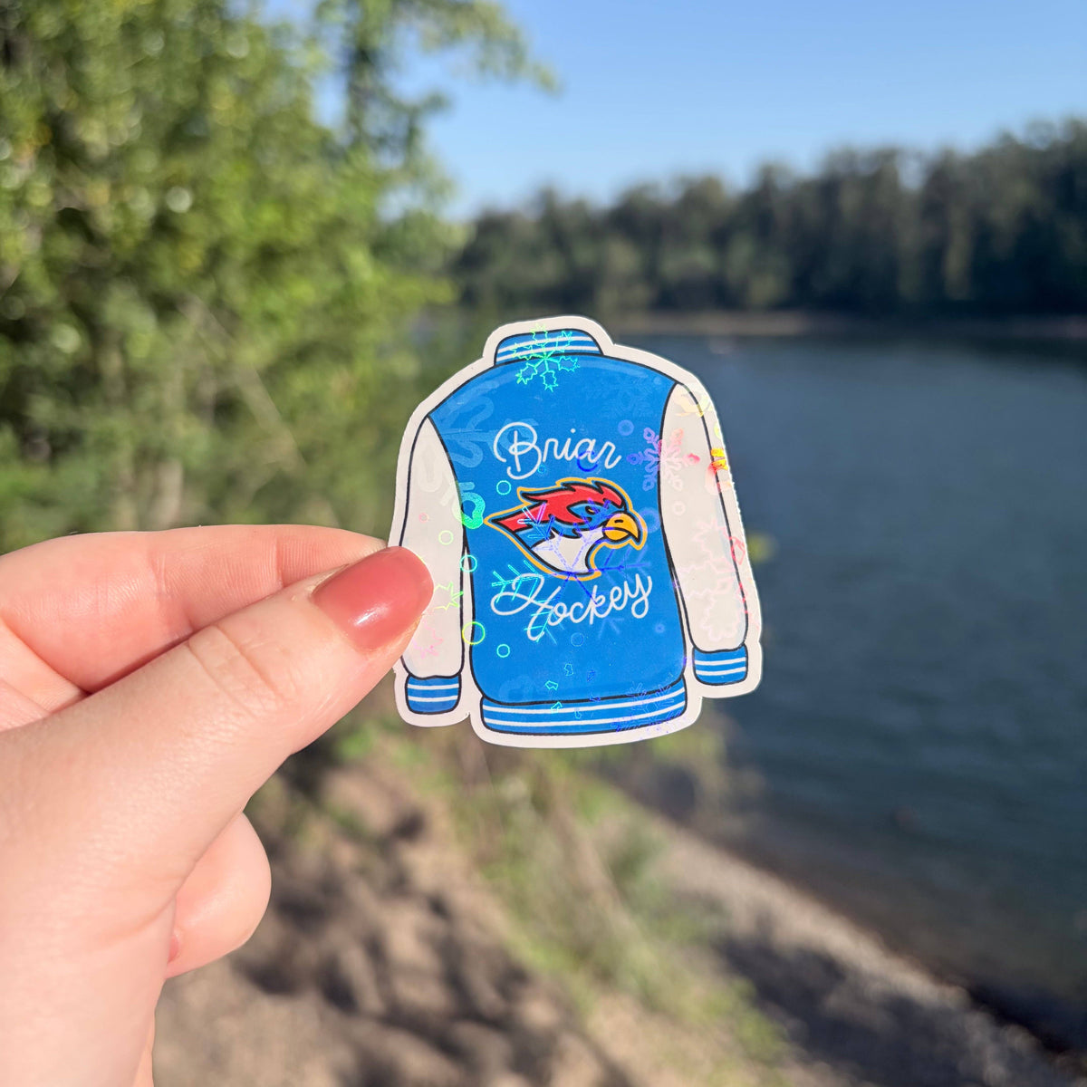Off Campus Inspired Briar Jacket Sticker