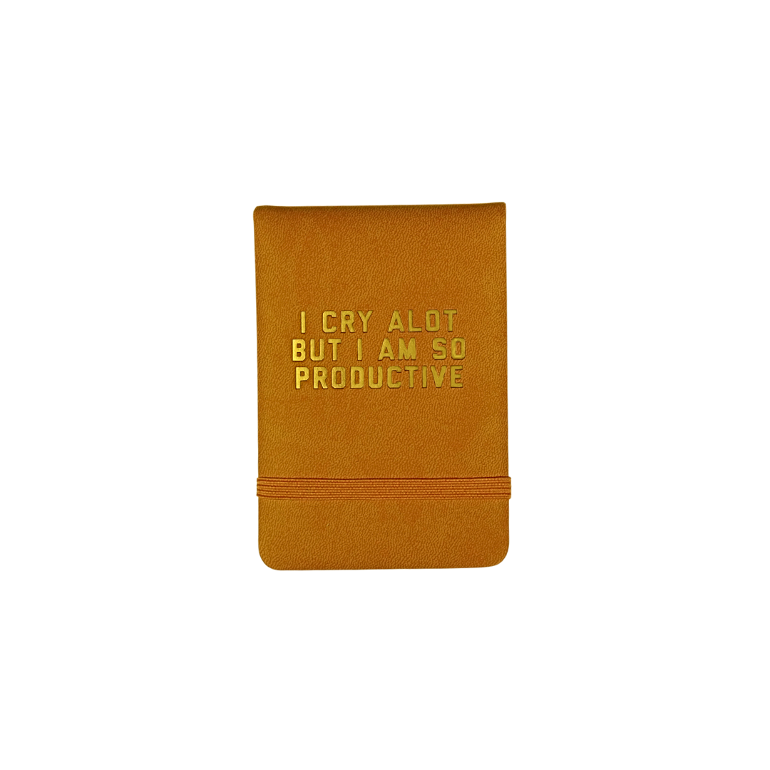 I Cry A Lot But I Am So Productive Mini Lined Journal