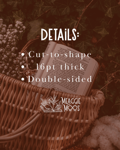 Imperfect Die-Cut Mystery Bookmark Bundle | 50 pack