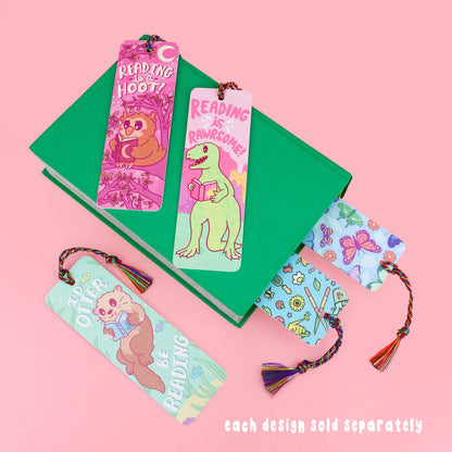 Planter Pals and Garden Gear Reading Bookmark with Tassel