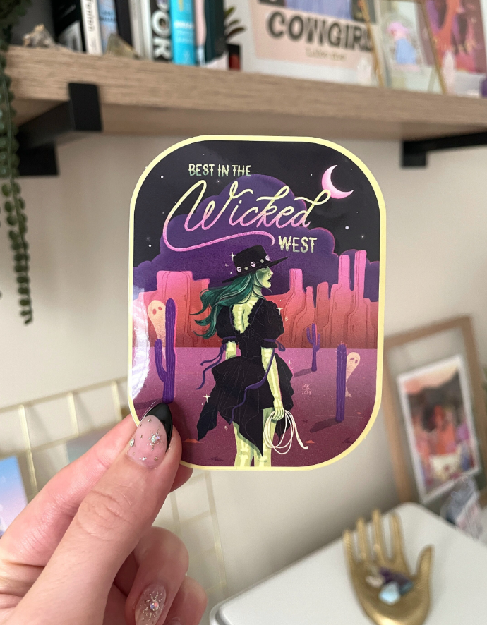 Best in the Wicked West Sticker