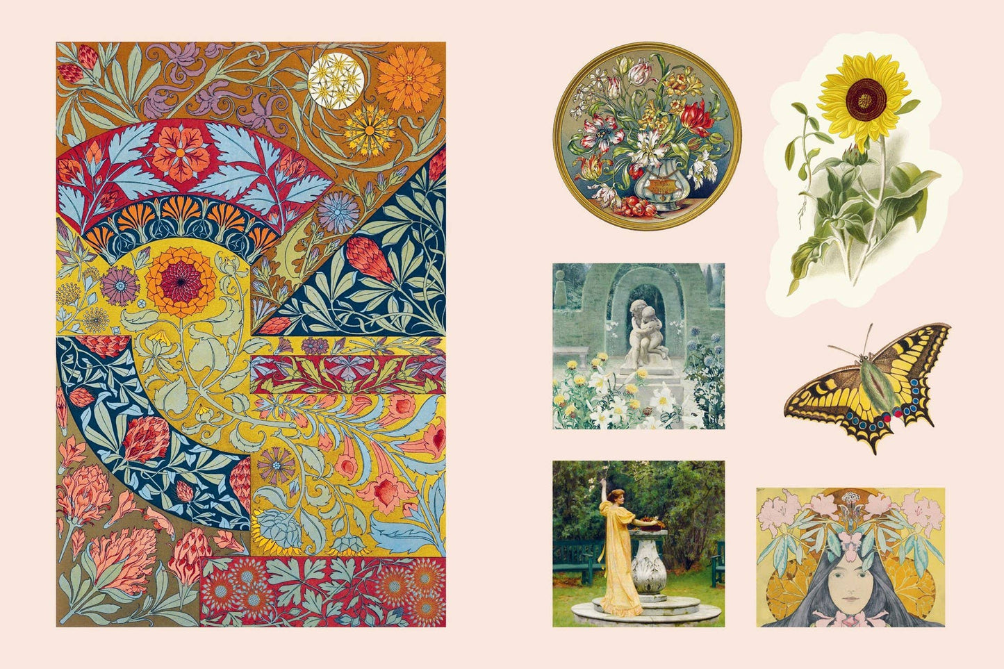 Mystical Earth Sticker Book: Flexi-Bind