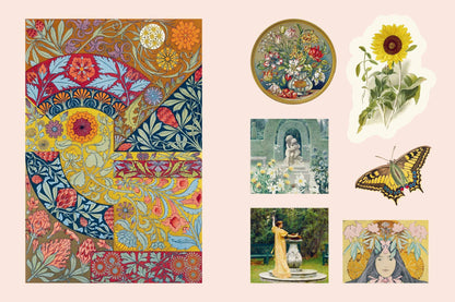 Mystical Earth Sticker Book: Flexi-Bind