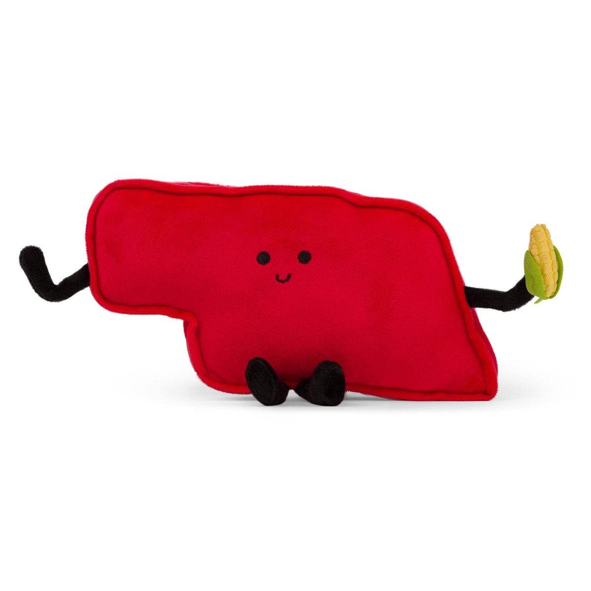 Nebraska State Stuffed States Plush - Midwest Gift Mini Corn