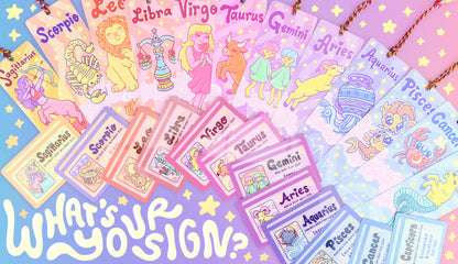 Cancer Zodiac Bookish Horoscope Bookmark with Tassel