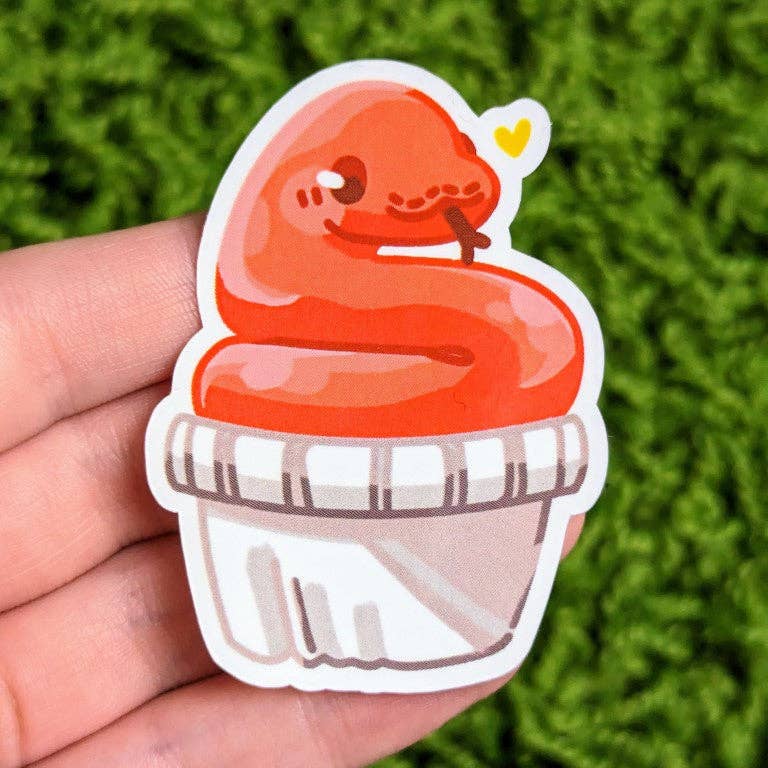 Snake Snack Fast Food Stickers: Snake Burger