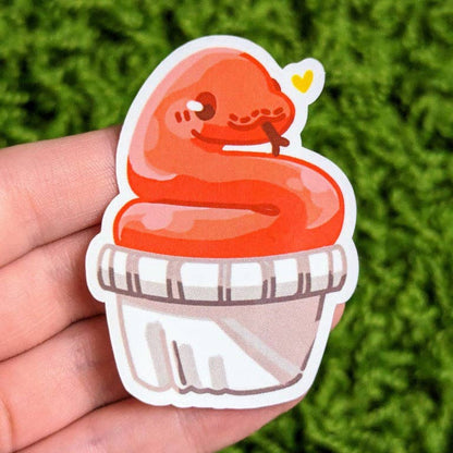 Snake Snack Fast Food Stickers: Snake Burger