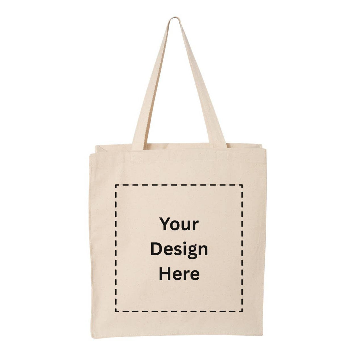 Your Custom Logo Tote Bag: Natural