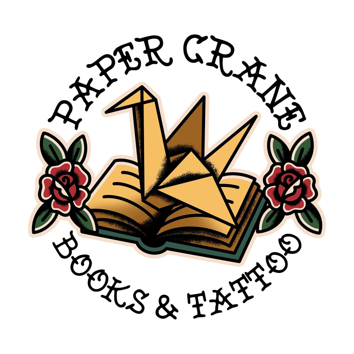 Paper Crane Books & Tattoo gift card