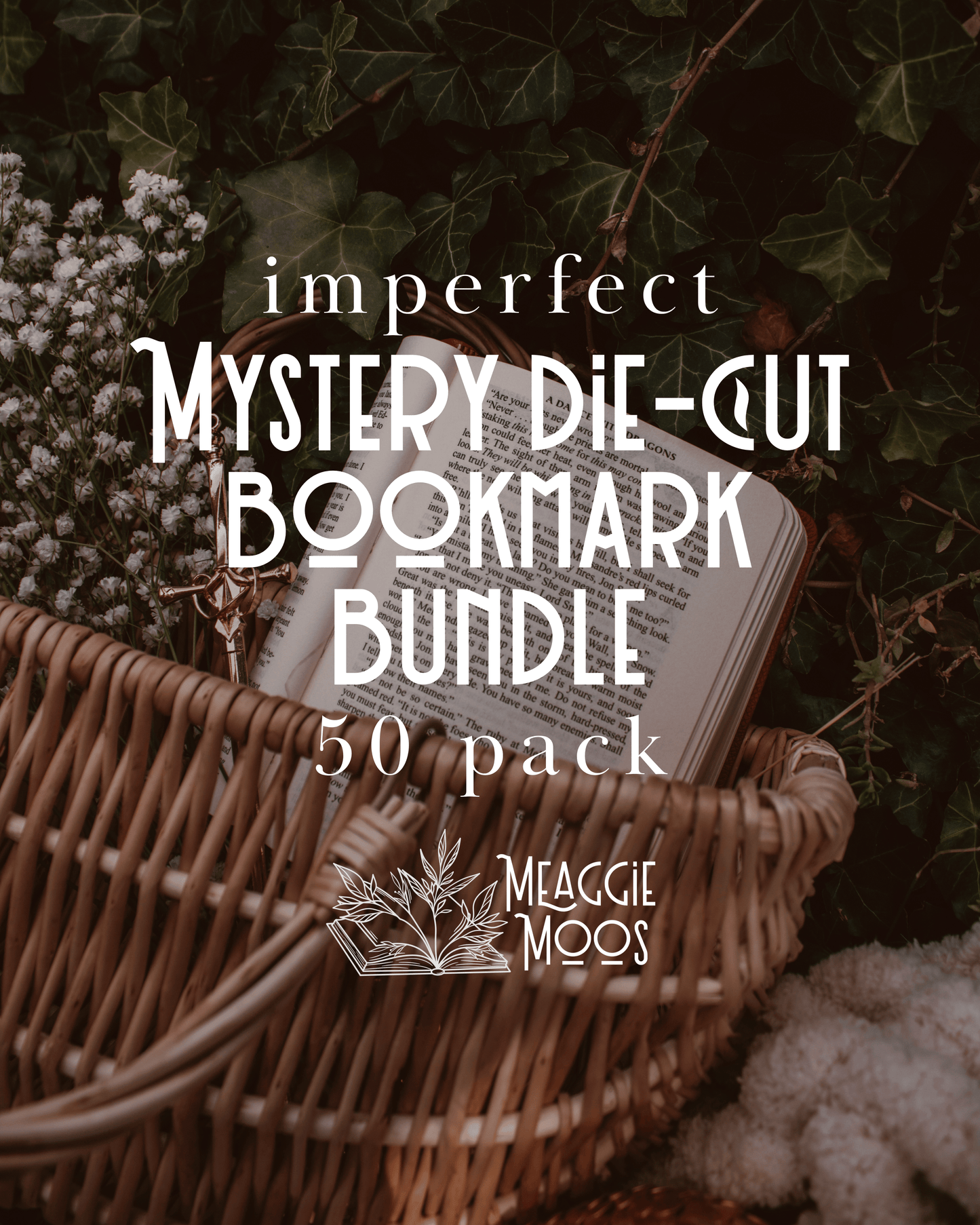 Imperfect Die-Cut Mystery Bookmark Bundle | 50 pack