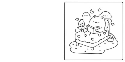 Cute & Cozy Coloring: Cheery by Becky Cas: Paperback; 80 pages / English