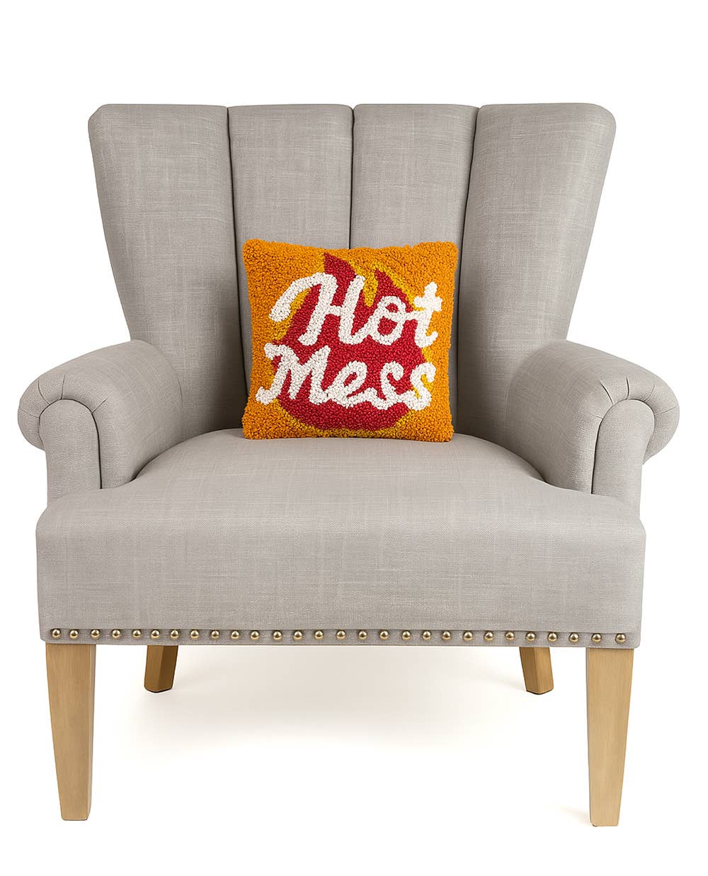 Hot Mess Hook Pillow