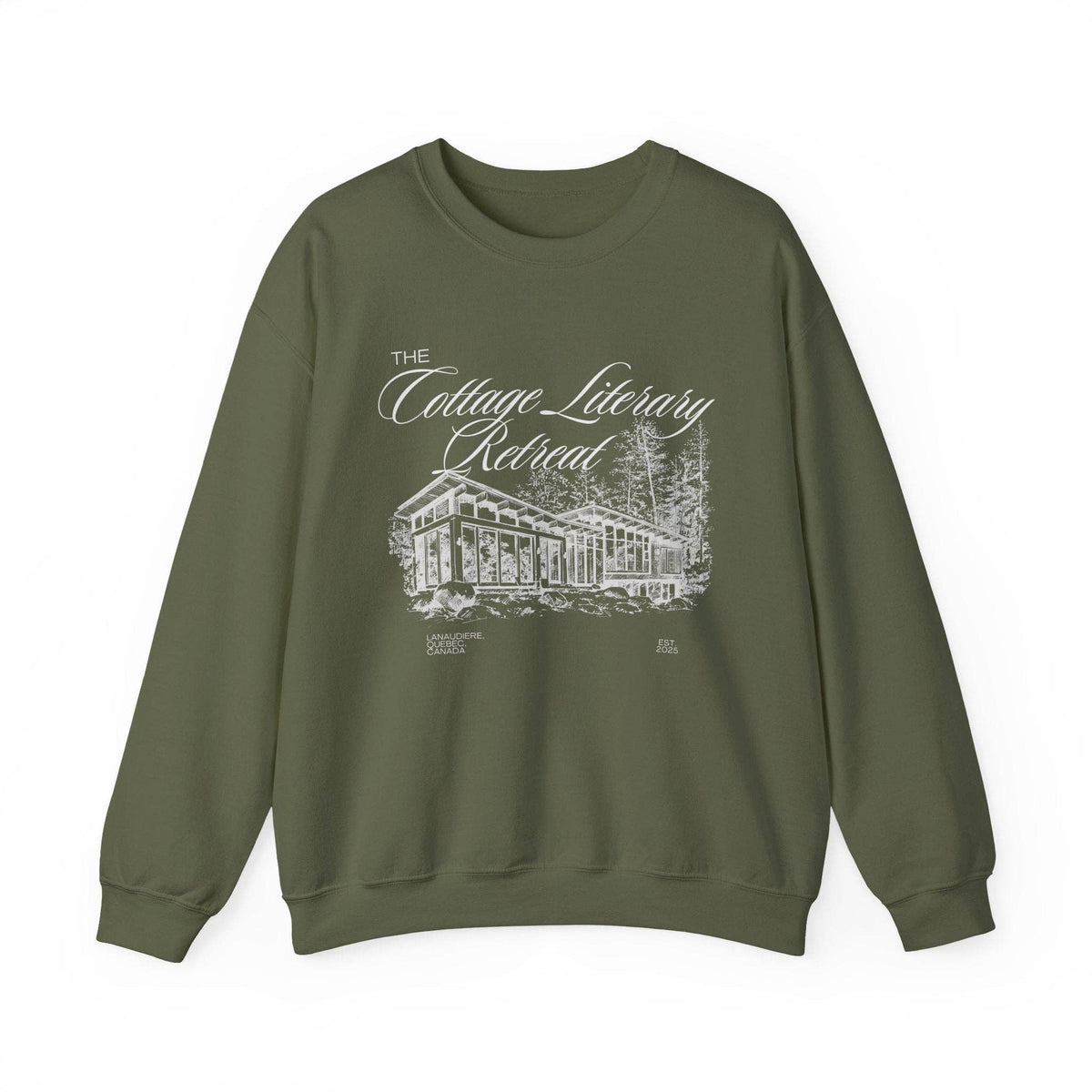 Heated Rivalry The Cottage Retreat Sweatshirt: Maroon / XL