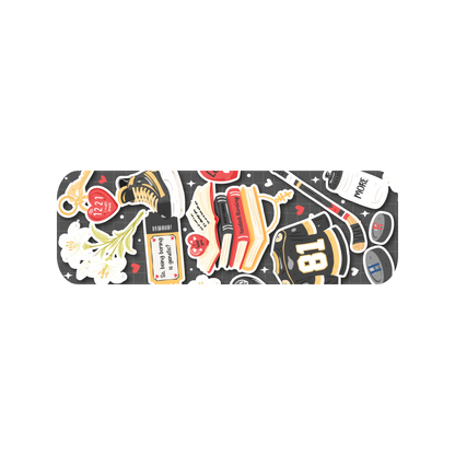 Heated Rivalry Inspired Hockey Romance Bookmark