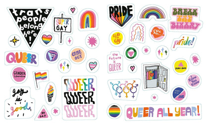 The Big Book of Queer Stickers : Includes 1,000+ Stickers!: Trade Paperback