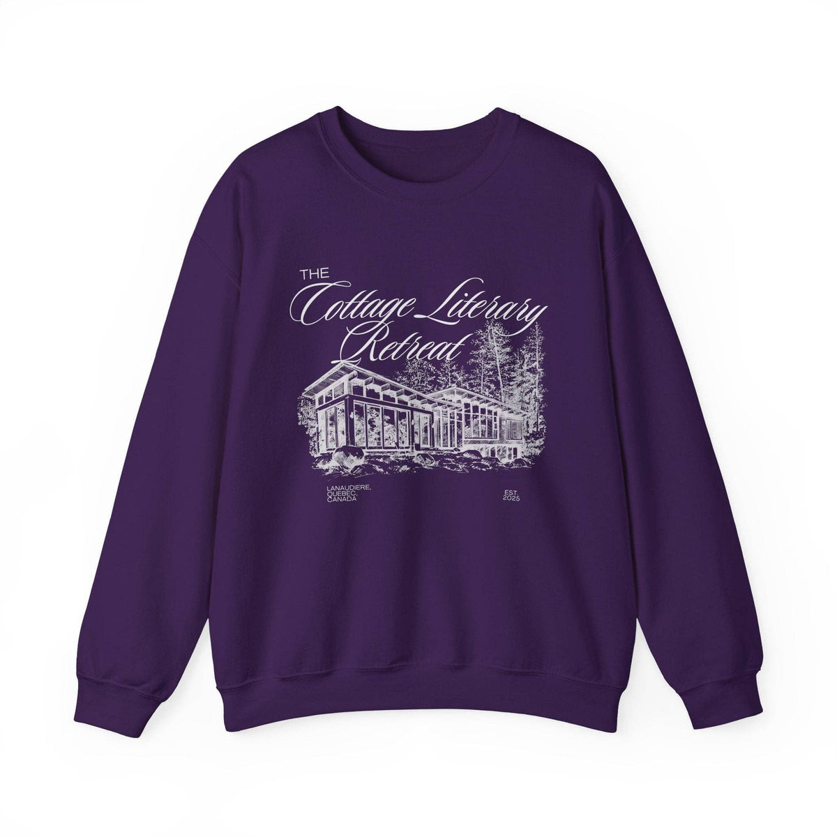 Heated Rivalry The Cottage Retreat Sweatshirt: Black / 2XL