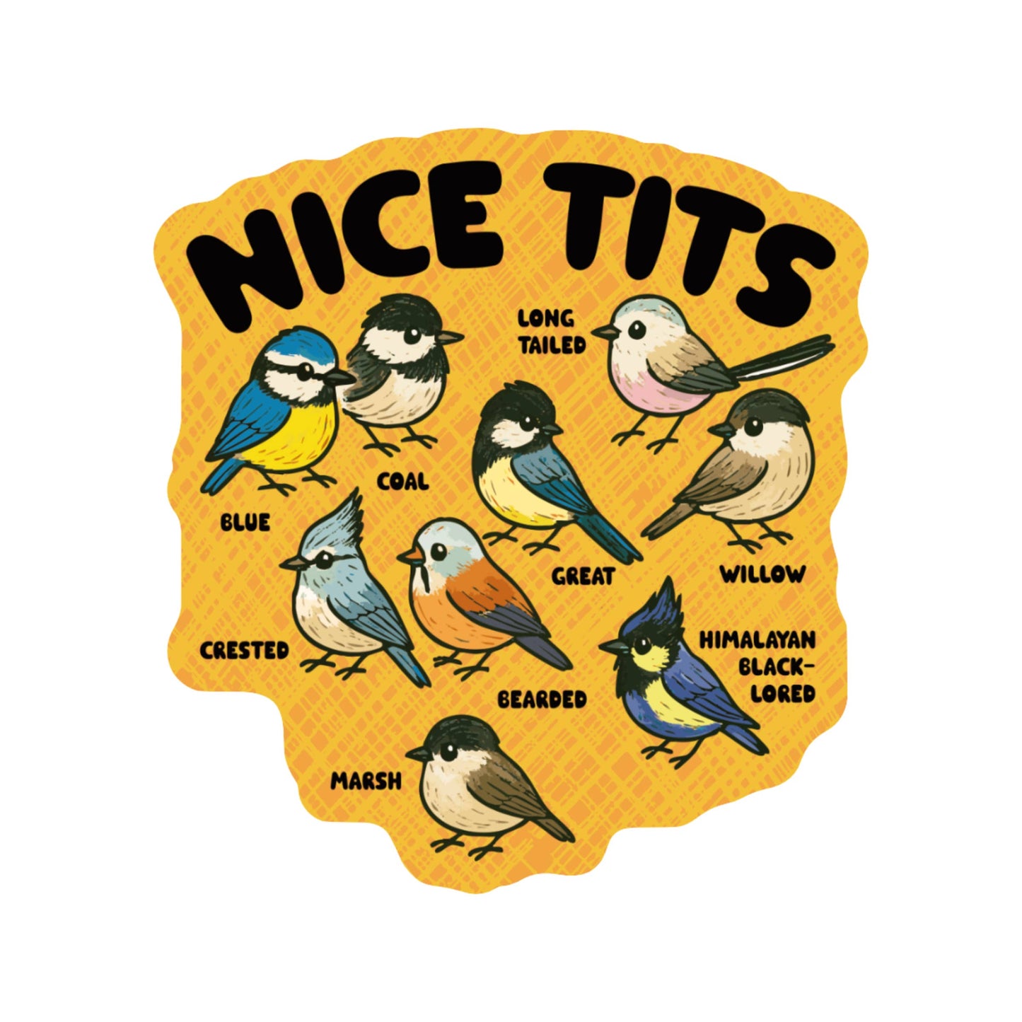 Sassy Bird Funny Pun Species High Quality Vinyl Sticker