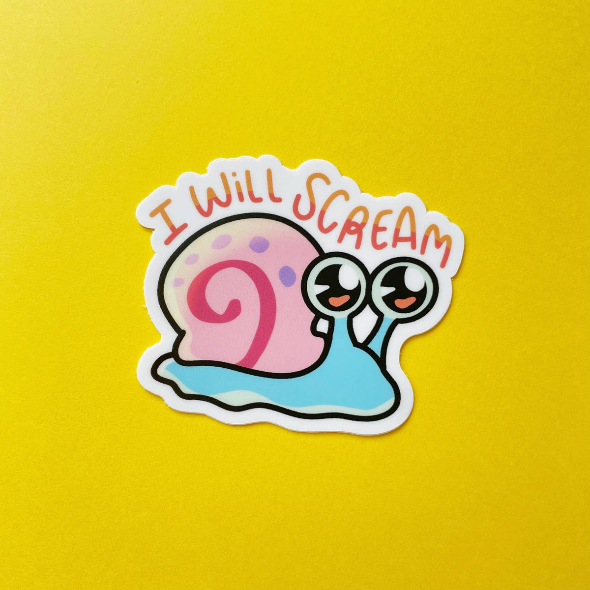 I Will Scream | Vinyl Sticker