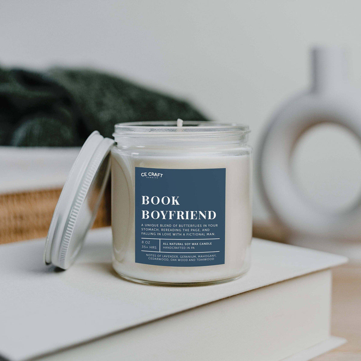 Book Boyfriend Candle: 8