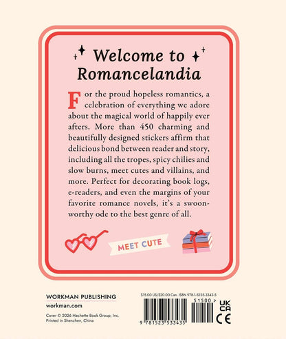 A Romance Reader's Sticker Book: Hardcover