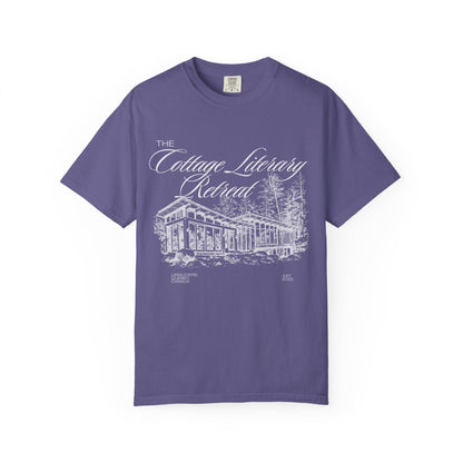 Heated Rivalry The Cottage Literary Retreat Tee: Black / XL
