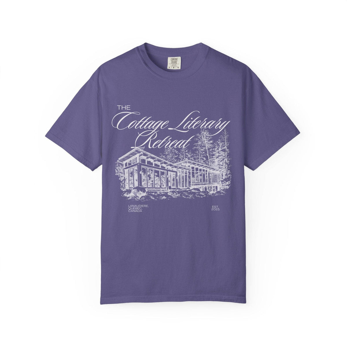 Heated Rivalry The Cottage Literary Retreat Tee: Black / 2XL