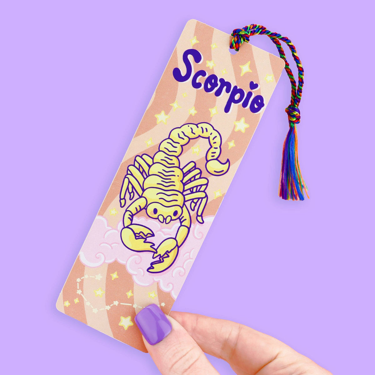 Scorpio Zodiac Bookish Horoscope Bookmark with Tassel