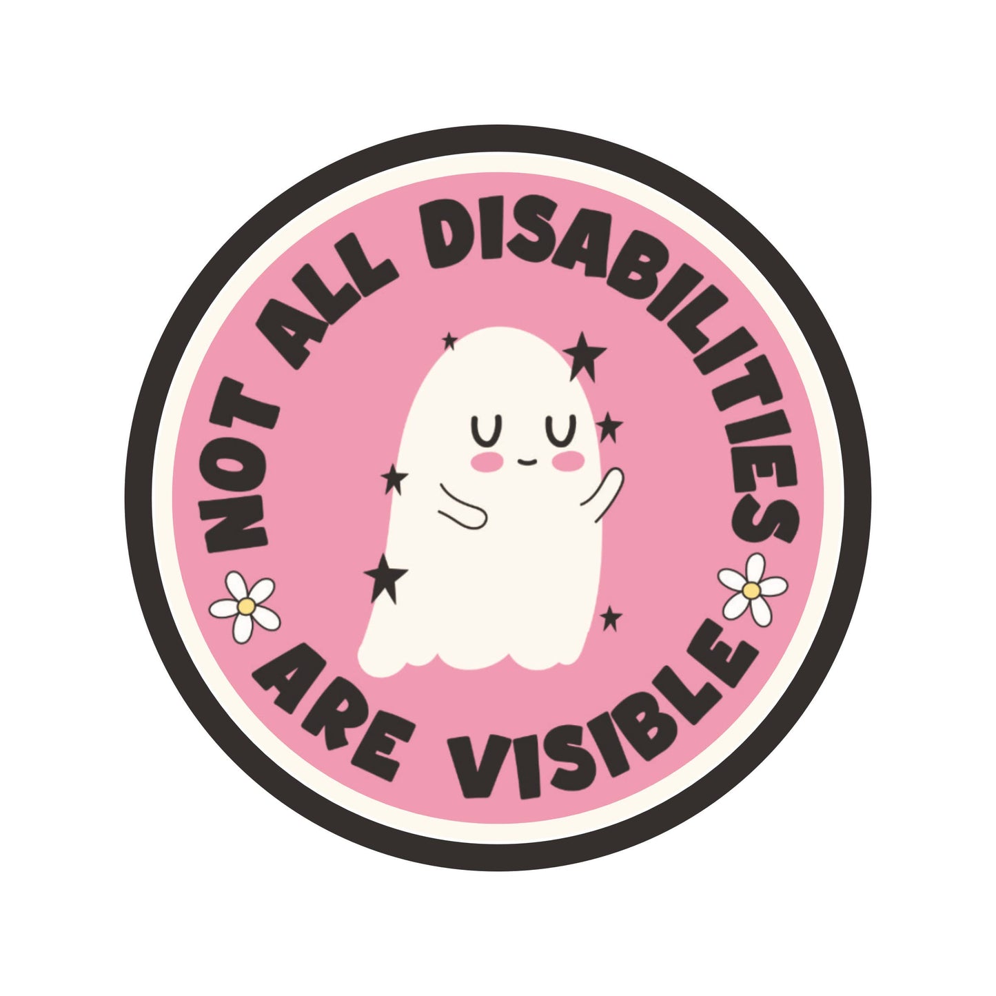 Invisible Disabilities Health High Quality Vinyl Sticker